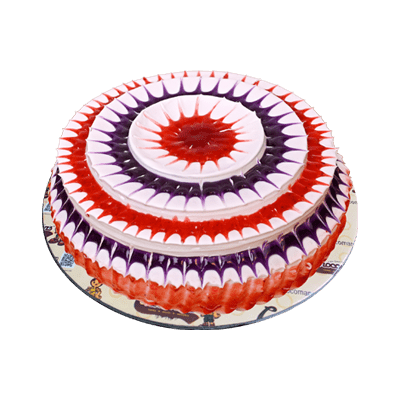 Blackcurrant & Strawberry Cake