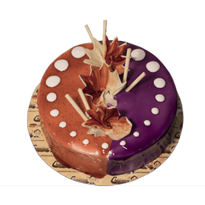 Blackcurrant & Strawberry Cake