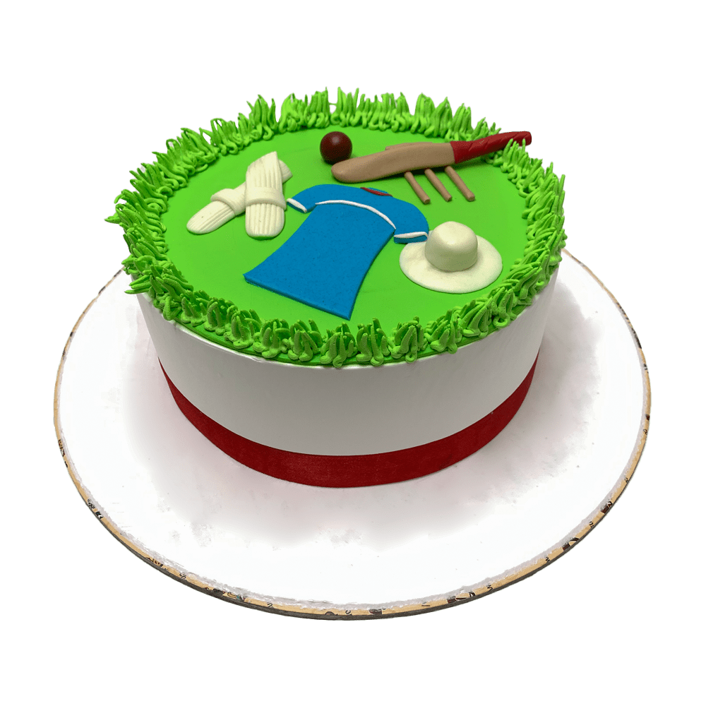 Cricket Theme Cake