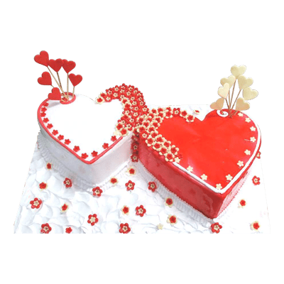 Double Heart Cake