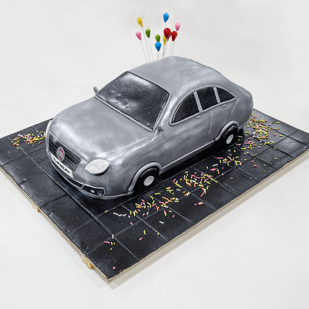 Fiat Car Designer Cake