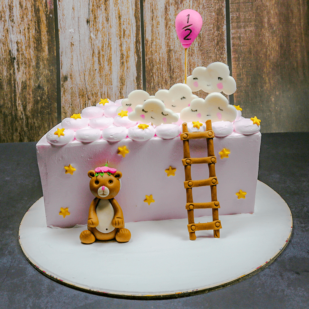 Half Birthday Cake