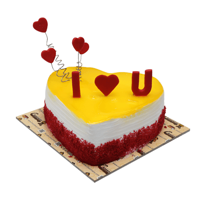 Heart Shaped Love Cake