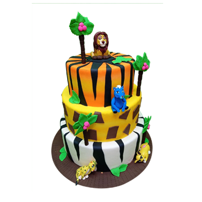 Jungle Theme Cake