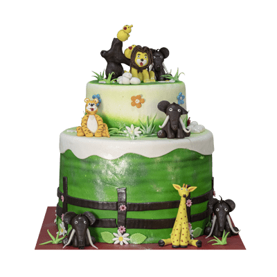 Jungle Theme Cake