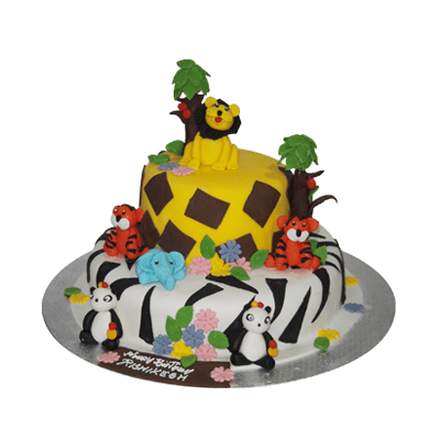 Jungle Theme Cake