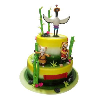 Kung Fu Panda Cake