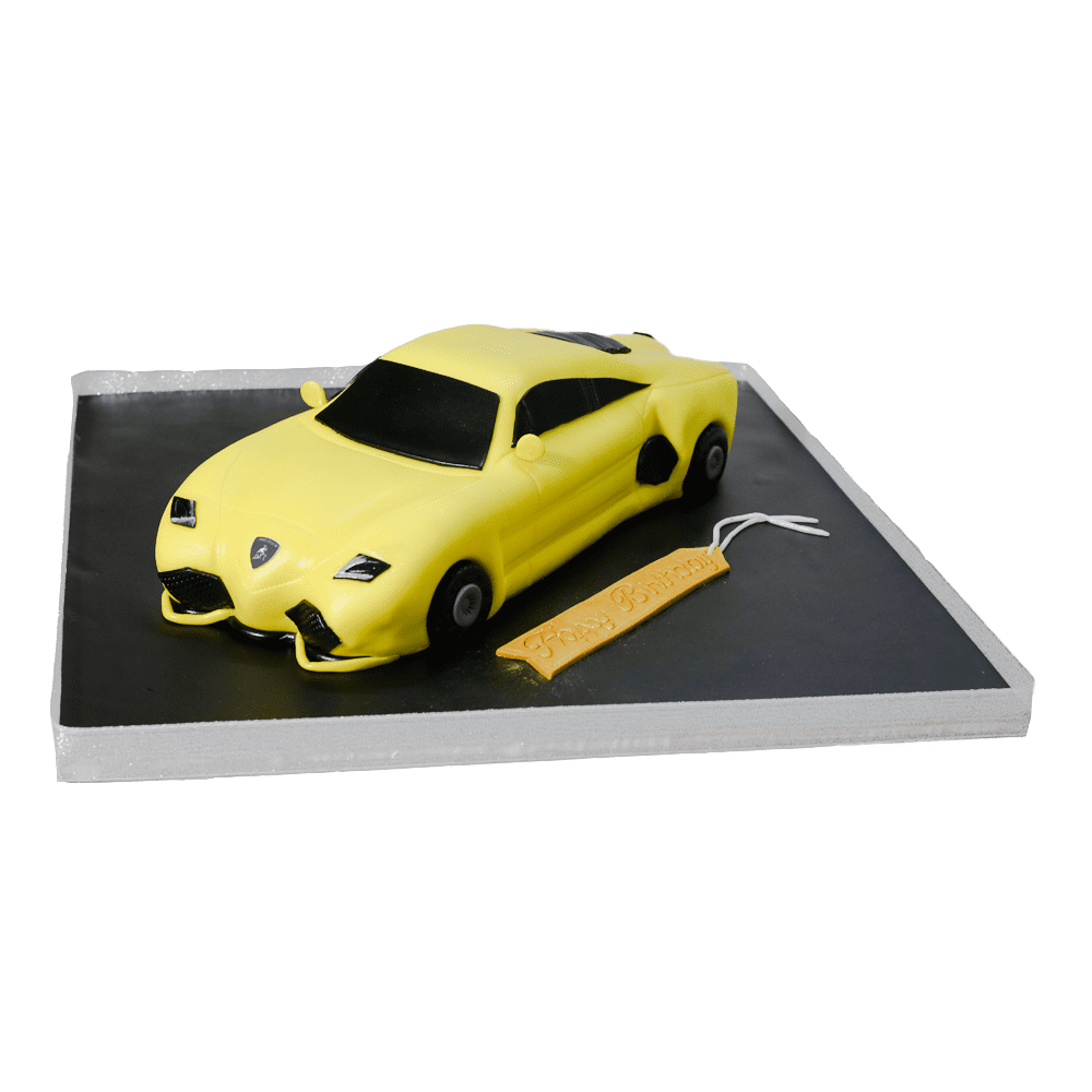 Lamborghini Car Designer Cake