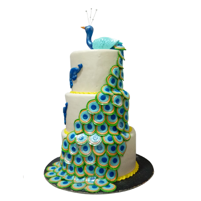 Peacock Cake