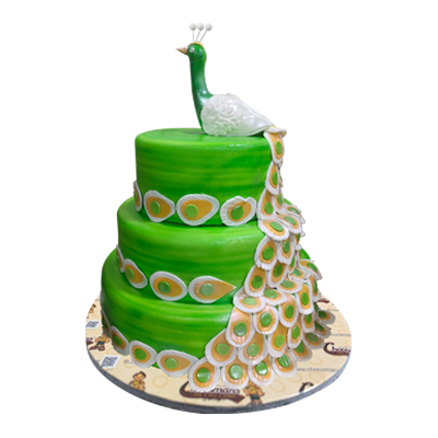 Peacock Cake