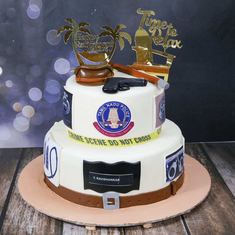 Police Theme Cake
