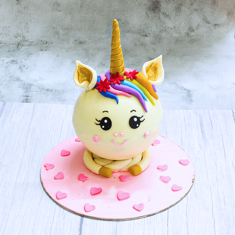 Unicorn Pinata Cake