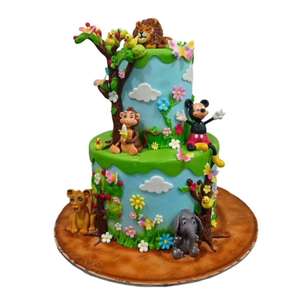 Jungle & Mickey cakes