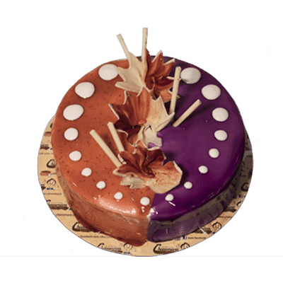 Blackcurrant & Strawberry Cake