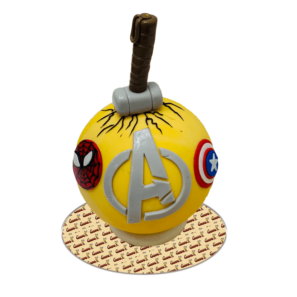 Pinata Avenger's Ball Cake