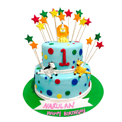 Animal Theme Cake