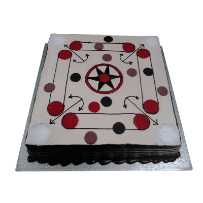 Carrom Board Cake