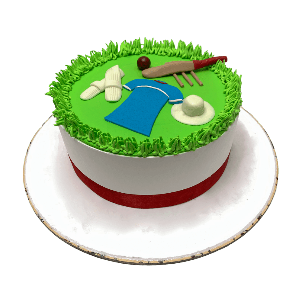 Cricket Theme Cake