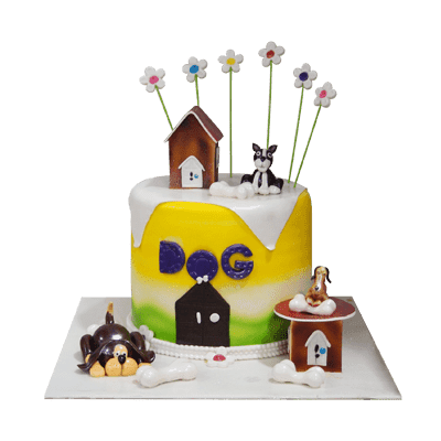 Dog House Cake