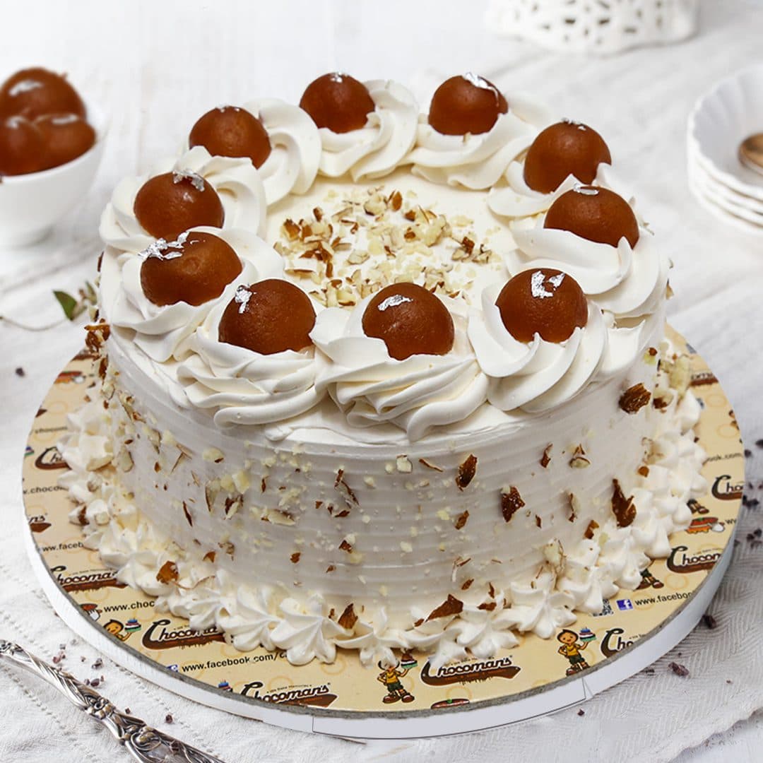 Gulab Jamun Cake