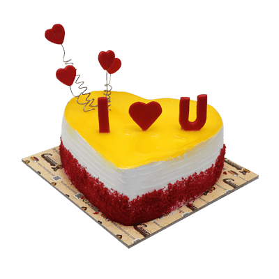 Heart Shaped Love Cake