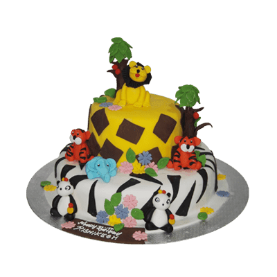 Jungle Theme Cake