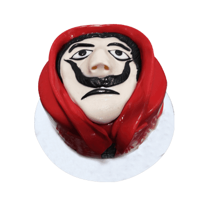 Moustache Man Cake