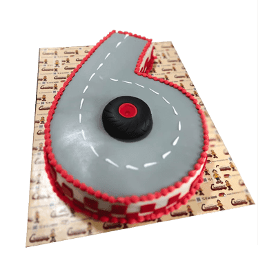 Number Six Cake