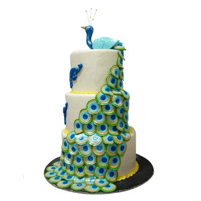 Peacock Cake