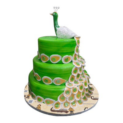 Peacock Cake