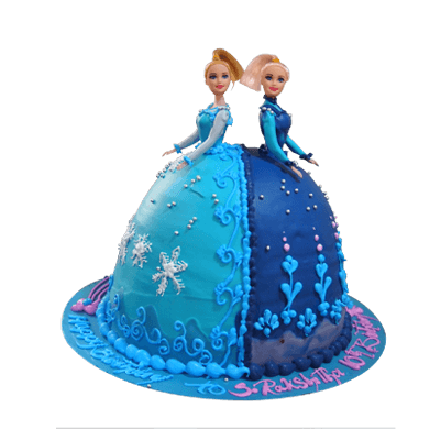 Twin Girls Cake
