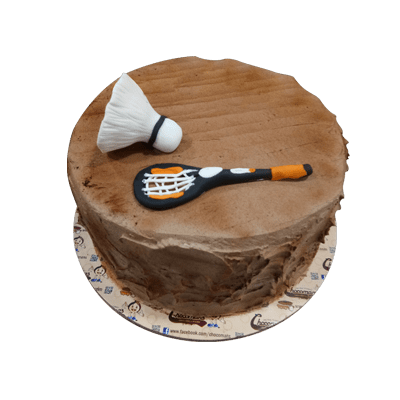 Badminton Cake — Misc. Sports | Cake shop, Sports themed cakes, Cake