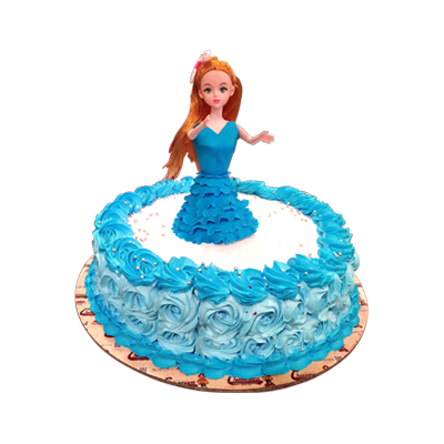 Order Barbie Doll Cake 1.5 Kg Online From ART OF HAPPINESS ONLINE CAKE  SHOP,SARAN
