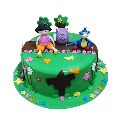 Dora the Explorer Layer Cake | Birthdays