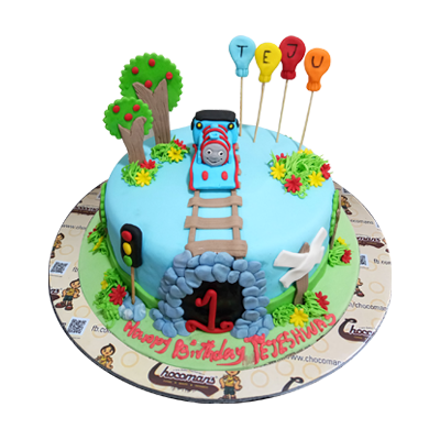 James the Train Cake - Decorated Cake by June (