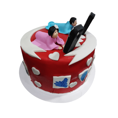 Traditional Couple Anniversary Cake - Cake Square Chennai | Cake Shop in  Chennai
