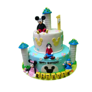 Mickey & Minnie Mouse Cake - Chocomans