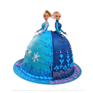 Twin Girls Cake
