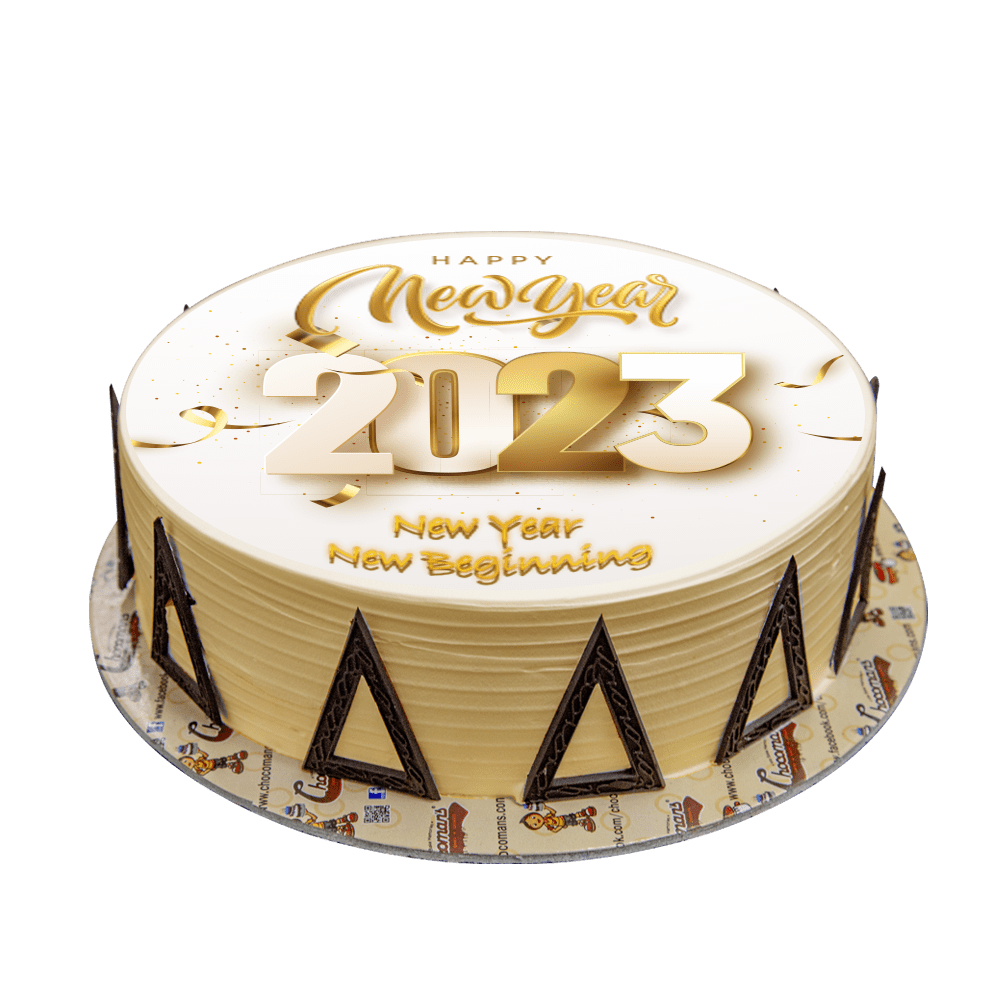 New Year Special :: Gifts :: Cake :: Black Forest New Year Cake-thanhphatduhoc.com.vn