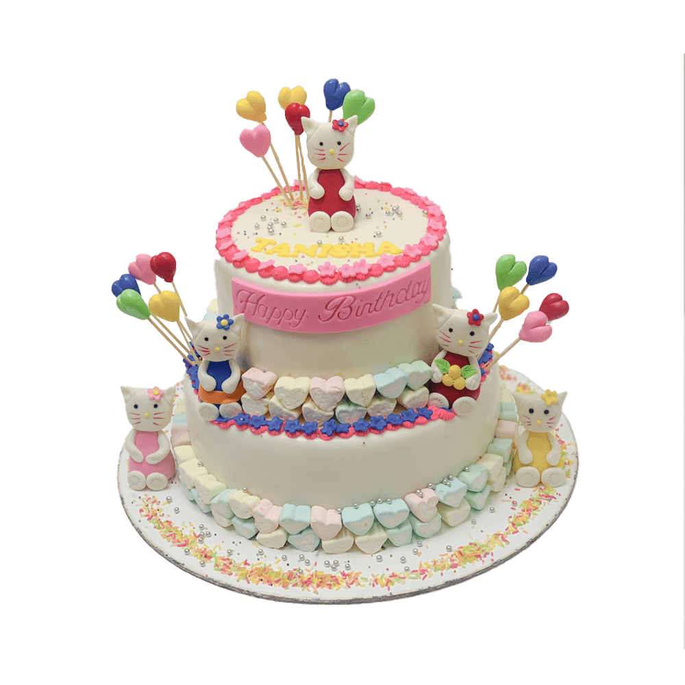 Cake Monster - Hello Kitty in Chanel! #hellokittycake #chanelcake
