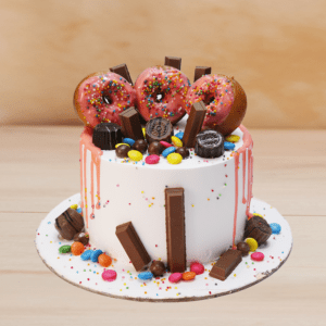 Chocolate Donut Drip Cake